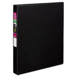 Avery® Durable Non-view Binder With Durahinge And Slant Rings, 3 Rings, 1" Capacity, 11 X 8.5, Black freeshipping - TVN Wholesale 