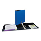 Avery® Durable Non-view Binder With Durahinge And Slant Rings, 3 Rings, 2" Capacity, 11 X 8.5, Blue freeshipping - TVN Wholesale 