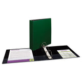 Avery® Durable Non-view Binder With Durahinge And Slant Rings, 3 Rings, 2" Capacity, 11 X 8.5, Green freeshipping - TVN Wholesale 