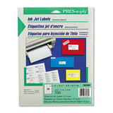 PRES-a-ply® Labels, Inkjet-laser Printers, 0.5 X 1.75, White, 80-sheet, 100 Sheets-pack freeshipping - TVN Wholesale 