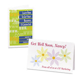 Avery® Half-fold Greeting Cards With Matching Envelopes, Inkjet, 85 Lb, 5.5 X 8.5, Matte White, 1 Card-sheet, 20 Sheets-box freeshipping - TVN Wholesale 