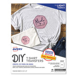 Avery® Fabric Transfers, 8.5 X 11, White, 12-pack freeshipping - TVN Wholesale 