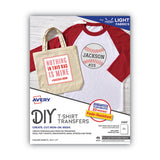 Avery® Fabric Transfers, 8.5 X 11, White, 5-pack freeshipping - TVN Wholesale 