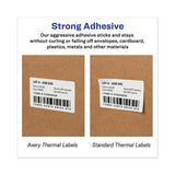 Avery® Multipurpose Thermal Labels, 1.13 X 3.5, White, 130-roll, 2 Rolls-pack freeshipping - TVN Wholesale 