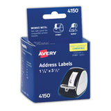 Avery® Multipurpose Thermal Labels, 1.13 X 3.5, White, 130-roll, 2 Rolls-pack freeshipping - TVN Wholesale 