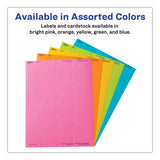 Avery® Printable Color Labels With Sure Feed And Easy Peel, 1.66" Dia., Assorted Colors, 24-sheet, 10 Sheets-pack freeshipping - TVN Wholesale 
