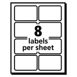 Avery® Ecofriendly Adhesive Name Badge Labels, 3.38 X 2.33, White, 400-box freeshipping - TVN Wholesale 