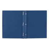 Avery® Two-pocket Folder, Prong Fastener, 0.5" Capacity, 11 X 8.5, Dark Blue, 25-box freeshipping - TVN Wholesale 