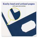 Avery® Two-pocket Folder, Prong Fastener, 0.5" Capacity, 11 X 8.5, Dark Blue, 25-box freeshipping - TVN Wholesale 