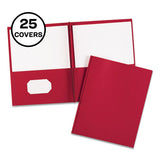 Avery® Two-pocket Folder, Prong Fastener, 0.5" Capacity, 11 X 8.5, Red, 25-box freeshipping - TVN Wholesale 