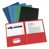 Avery® Two-pocket Folder, 40-sheet Capacity, 11 X 8.5, Dark Blue, 25-box freeshipping - TVN Wholesale 