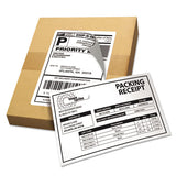 Avery® Shipping Labels With Paper Receipt And Trueblock Technology, Inkjet-laser Printers, 5.06 X 7.63, White, 50-pack freeshipping - TVN Wholesale 