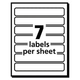 Avery® Removable File Folder Labels With Sure Feed Technology, 0.66 X 3.44, White, 7-sheet, 36 Sheets-pack freeshipping - TVN Wholesale 