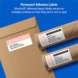 Avery® Shipping Labels W- Trueblock Technology, Laser Printers, 2 X 4, White, 10-sheet, 25 Sheets-pack freeshipping - TVN Wholesale 