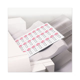 Avery® Copier Mailing Labels, Copiers, 1.5 X 2.81, White, 21-sheet, 100 Sheets-box freeshipping - TVN Wholesale 