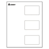 Avery® Self-laminating Laser-inkjet Printer Badges, 2 1-4 X 3 1-2, White, 30-box freeshipping - TVN Wholesale 