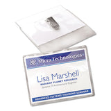 Avery® Clip-style Name Badge Holder With Laser-inkjet Insert, Top Load, 4 X 3, White, 40-box freeshipping - TVN Wholesale 