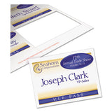 Avery® Name Badge Insert Refills, Horizontal-vertical, 3 X 4, White, 300-box freeshipping - TVN Wholesale 