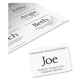 Avery® Flexible Adhesive Name Badge Labels, 3.38 X 2.33, White, 400-box freeshipping - TVN Wholesale 