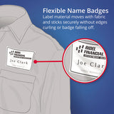 Avery® Flexible Adhesive Name Badge Labels, 3.38 X 2.33, White, 400-box freeshipping - TVN Wholesale 