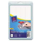 Avery® Erasable Id Labels, Inkjet-laser Printers, 0.88 X 2.88, White, 8-sheet, 10 Sheets-pack freeshipping - TVN Wholesale 