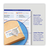 Avery® Waterproof Shipping Labels With Trueblock And Sure Feed, Laser Printers, 3.33 X 4, White, 6-sheet, 50 Sheets-pack freeshipping - TVN Wholesale 