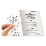 Avery® Matte Clear Easy Peel Mailing Labels W- Sure Feed Technology, Laser Printers, 2 X 4, Clear, 10-sheet, 50 Sheets-box freeshipping - TVN Wholesale 