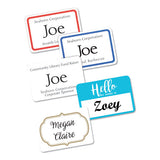 Avery® Flexible Adhesive Name Badge Labels, 3.38 X 2.33, White-blue Border, 400-box freeshipping - TVN Wholesale 