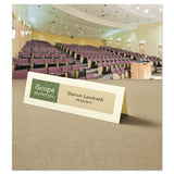 Avery® Large Embossed Tent Card, Ivory, 3.5 X 11, 1 Card-sheet, 50 Sheets-pack freeshipping - TVN Wholesale 