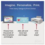 Avery® Printable Postcards, Inkjet-laser, 74 Lb, 4.25 X 5.5, Ivory, 100 Cards, 4 Cards-sheet, 25 Sheets-box freeshipping - TVN Wholesale 