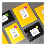 Avery® High-visibility Id Labels, Laser Printers, 2.25" Dia., Assorted, 12-sheet, 15 Sheets-pack freeshipping - TVN Wholesale 