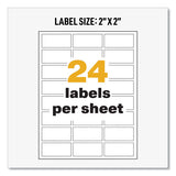 Avery® Ultraduty Ghs Chemical Waterproof And Uv Resistant Labels, 1 X 2.5, White, 24-sheet, 25 Sheets-pack freeshipping - TVN Wholesale 