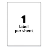 Avery® Ultraduty Ghs Chemical Waterproof And Uv Resistant Labels, 8.5 X 11, White, 50-pack freeshipping - TVN Wholesale 