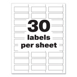 Avery® Permatrack Tamper-evident Asset Tag Labels, Laser Printers, 0.75 X 2, White, 30-sheet, 8 Sheets-pack freeshipping - TVN Wholesale 