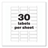 Avery® Permatrack Destructible Asset Tag Labels, Laser Printers, 0.75 X 2, White, 30-sheet, 8 Sheets-pack freeshipping - TVN Wholesale 