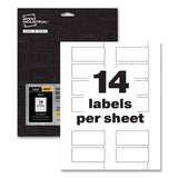 Avery® Permatrack Destructible Asset Tag Labels, Laser Printers, 1.25 X 2.75, White, 14-sheet, 8 Sheets-pack freeshipping - TVN Wholesale 