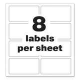 Avery® Permatrack Destructible Asset Tag Labels, Laser Printers, 2 X 3.75, White, 8-sheet, 8 Sheets-pack freeshipping - TVN Wholesale 