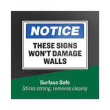 Avery® Surface Safe Removable Label Safety Signs, Inkjet-laser Printers, 7 X 10, White, 15-pack freeshipping - TVN Wholesale 