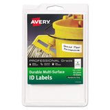 Avery® Durable Permanent Multi-surface Id Labels, Inkjet-laser Printers, 0.75 X 1.75, White, 12-sheet, 10 Sheets-pack freeshipping - TVN Wholesale 