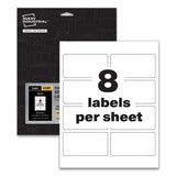 Avery® Permatrack Durable White Asset Tag Labels, Laser Printers, 2 X 3.75, White, 8-sheet, 8 Sheets-pack freeshipping - TVN Wholesale 