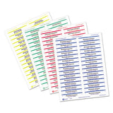 Avery® Removable File Folder Labels With Sure Feed Technology, 0.66 X 3.44, White, 30-sheet, 25 Sheets-pack freeshipping - TVN Wholesale 