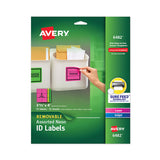 Avery® High-vis Removable Laser-inkjet Id Labels W- Sure Feed, 3 1-3 X 4, Neon, 72-pk freeshipping - TVN Wholesale 