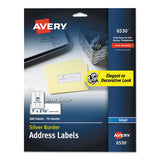 Avery® White Easy Peel Address Labels W- Border, Inkjet Printers, 1 X 2.63, White, 30-sheet, 10 Sheets-pack freeshipping - TVN Wholesale 