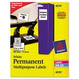 Avery® Permanent Id Labels W- Sure Feed Technology, Inkjet-laser Printers, 1.25 X 1.75, White, 32-sheet, 15 Sheets-pack freeshipping - TVN Wholesale 