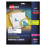 Avery® Vibrant Laser Color-print Labels W- Sure Feed, 1 1-4 X 3 3-4, White, 300-pack freeshipping - TVN Wholesale 