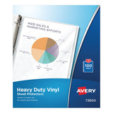 Avery® Top-load Vinyl Sheet Protectors, Heavy Gauge, Letter, Clear, 100-box freeshipping - TVN Wholesale 