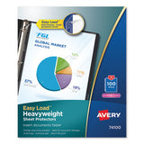 Avery® Top-load Poly Sheet Protectors, Heavy Gauge, Letter, Diamond Clear, 100-box freeshipping - TVN Wholesale 