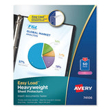 Avery® Top-load Poly Sheet Protectors, Heavy Gauge, Letter, Diamond Clear, 50-box freeshipping - TVN Wholesale 