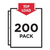 Avery® Top-load Poly Sheet Protectors, Heavyweight, Letter, Nonglare, 200-box freeshipping - TVN Wholesale 