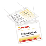 Avery® Necklace-style Badge Holder W-laser-inkjet Insert, Top Load, 4 X 3, We, 100-box freeshipping - TVN Wholesale 